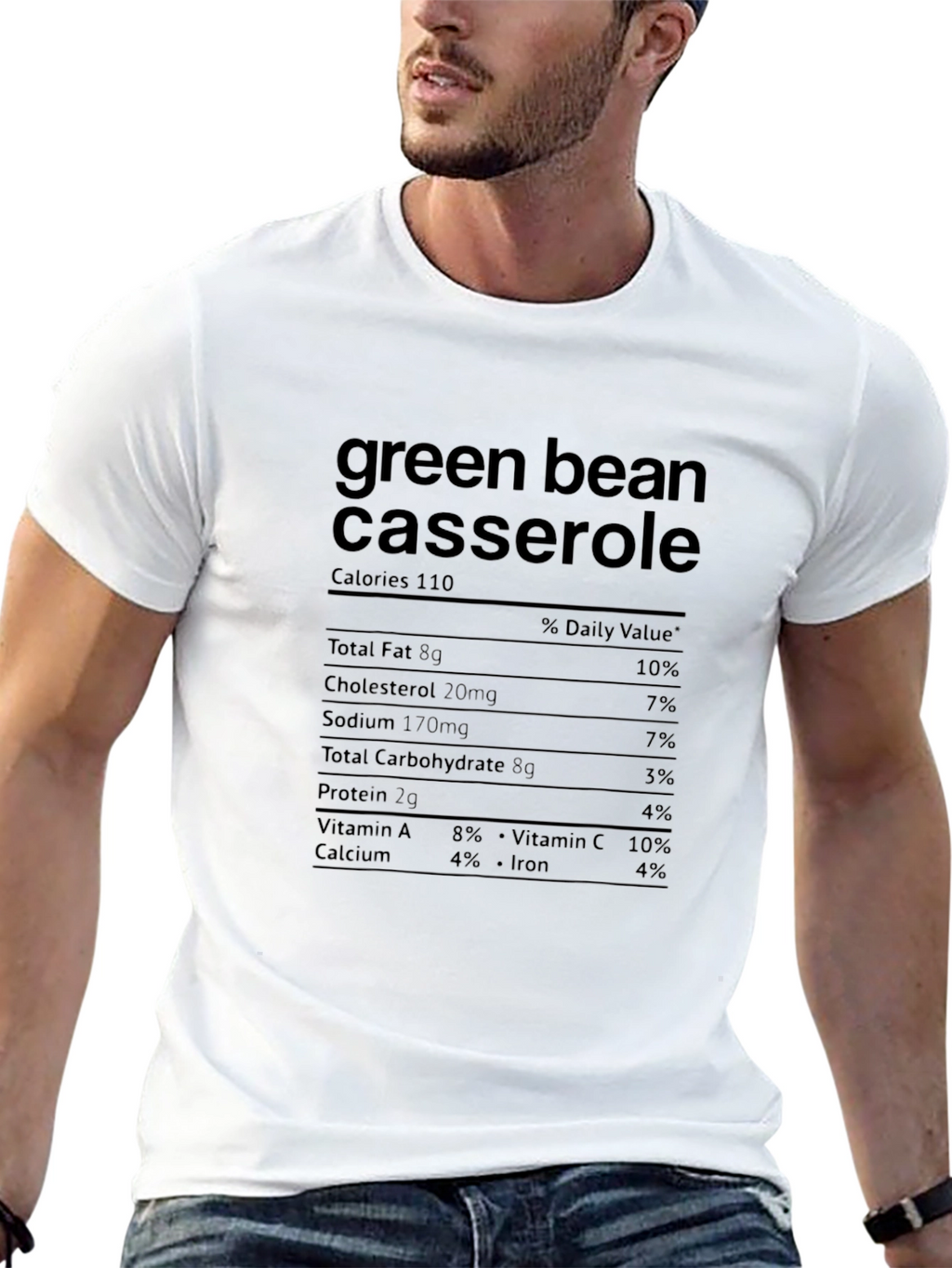 Green Bean Casserole Nutrition Facts T-Shirt