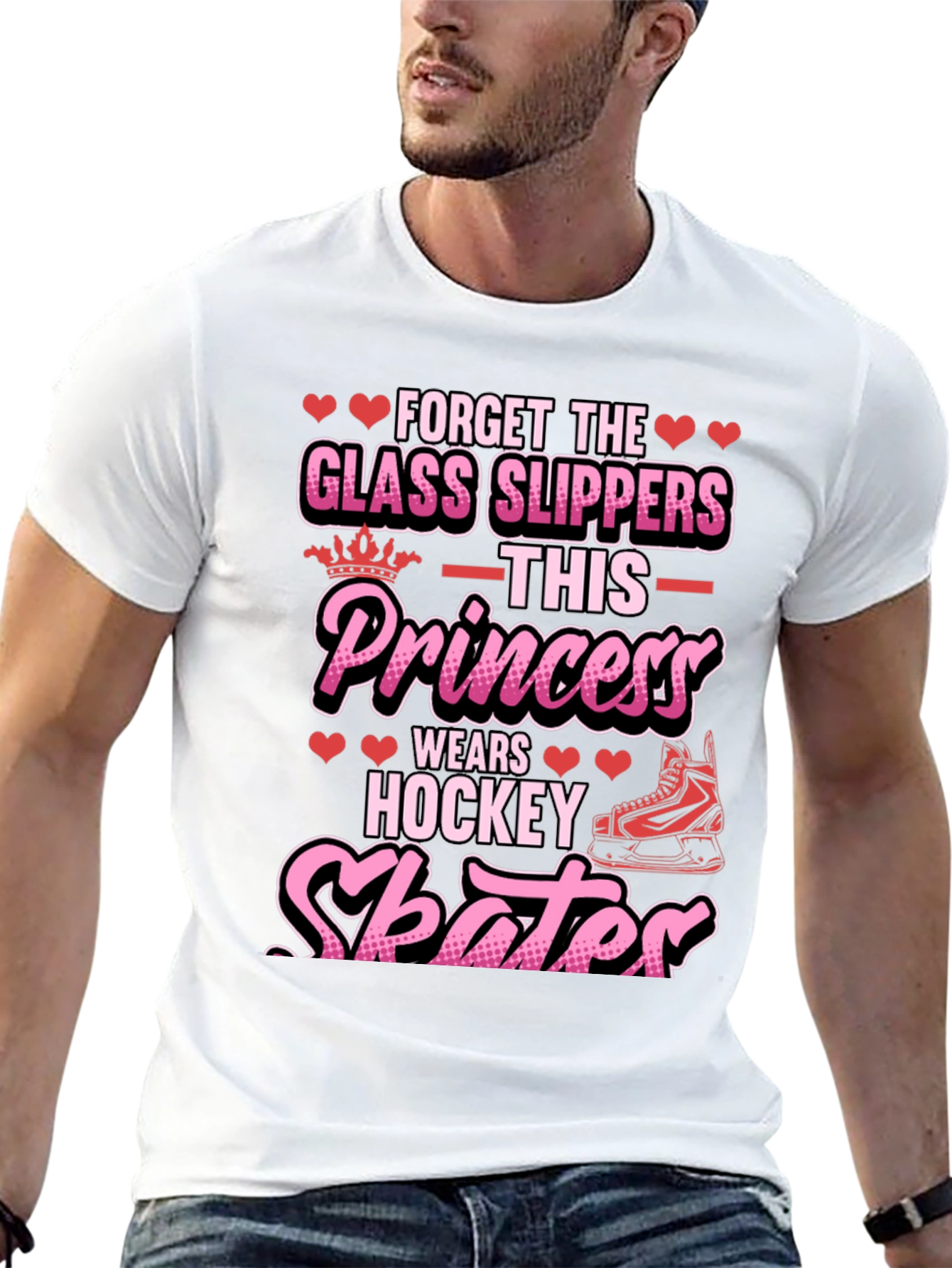 Forget Glass Slippers Hockey Skates T-Shirt