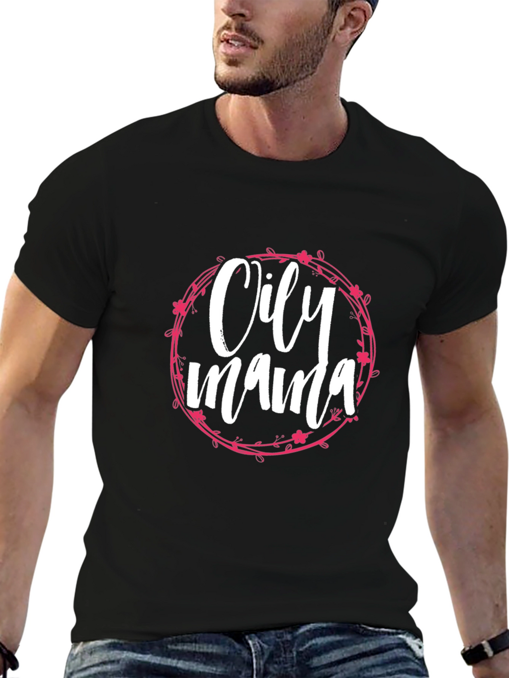 Oily Mama Graphic Tee - Essential Oil Lover Shirt