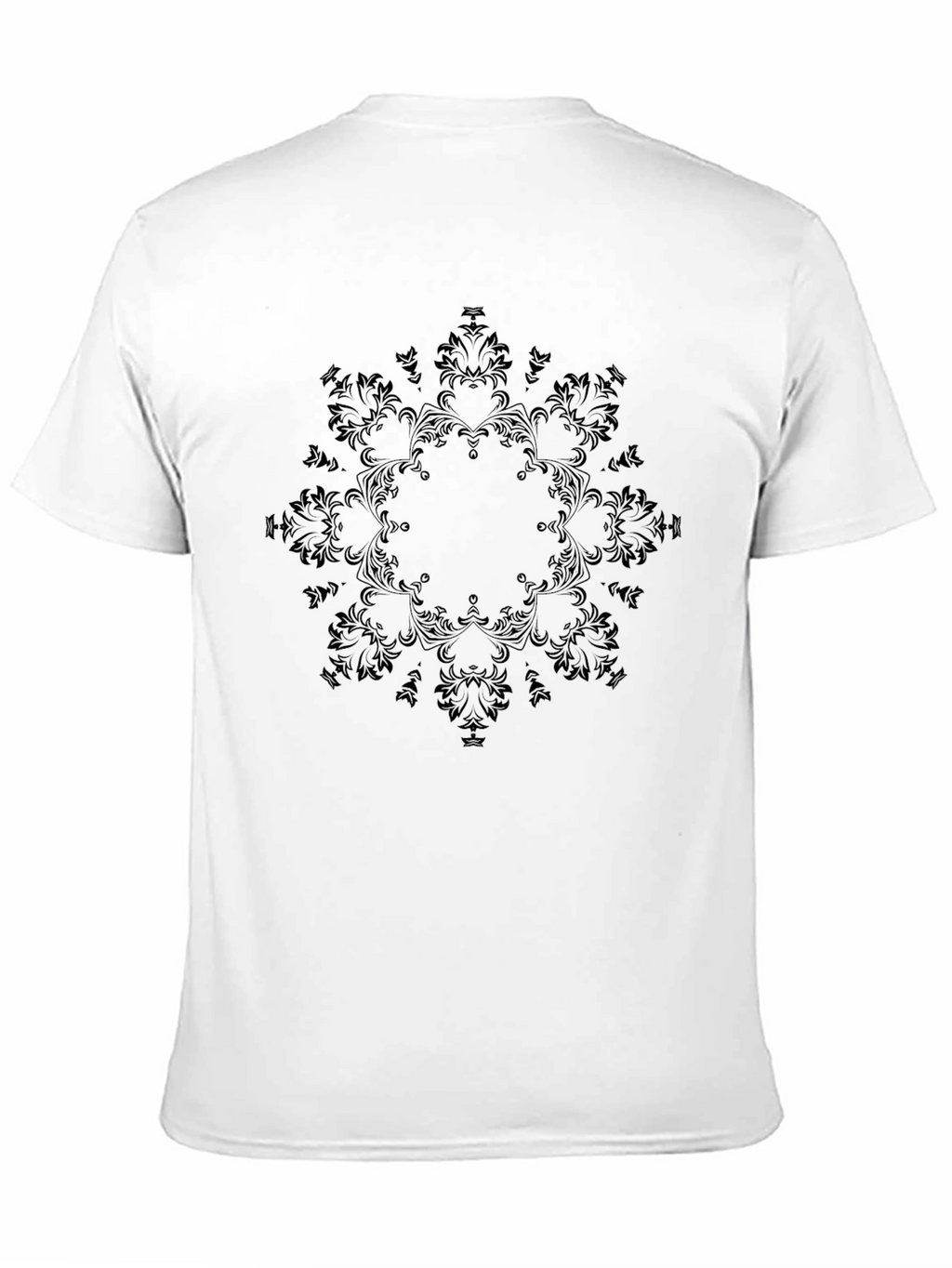 Elegant Black Mandala Graphic Tee