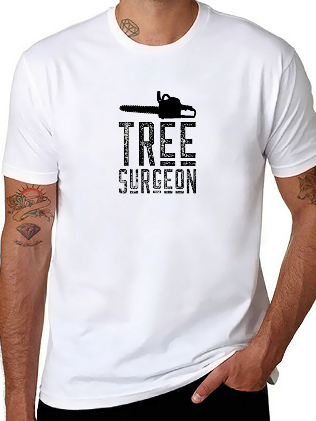 Tree Surgeon T-Shirt - Chainsaw Graphic Tee