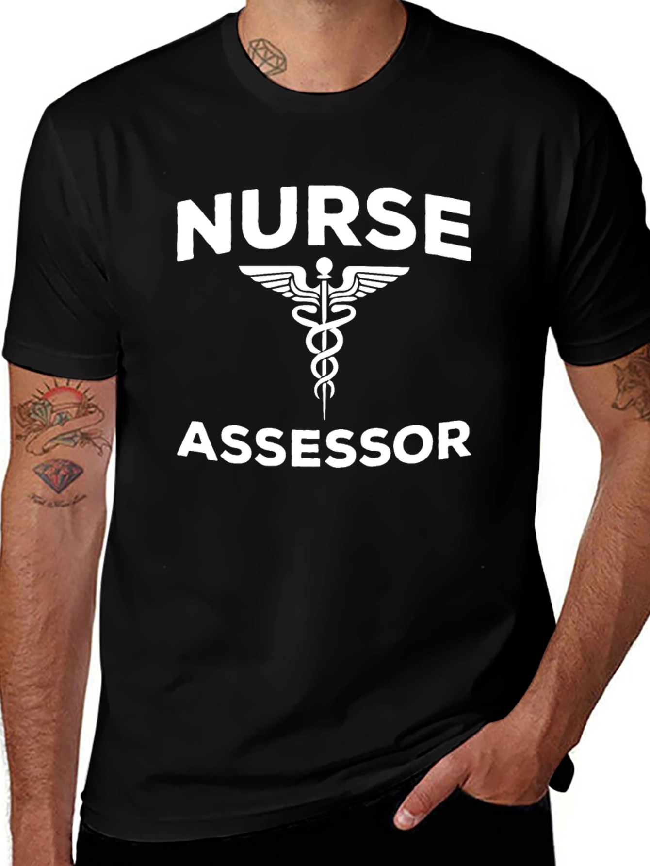 Nurse Assessor Graphic T-Shirt | Medical Profession Apparel