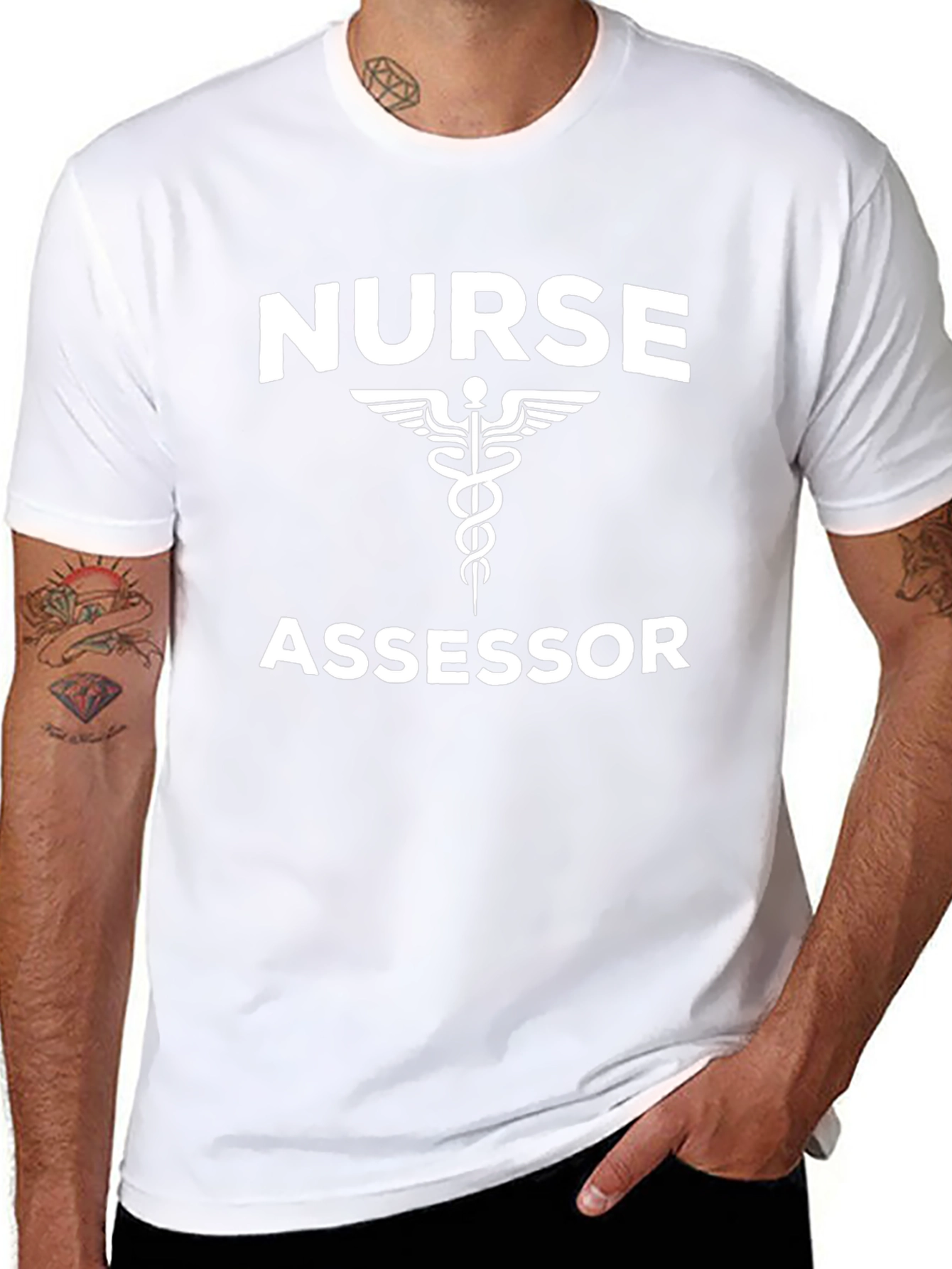 Nurse Assessor Graphic T-Shirt | Medical Profession Apparel
