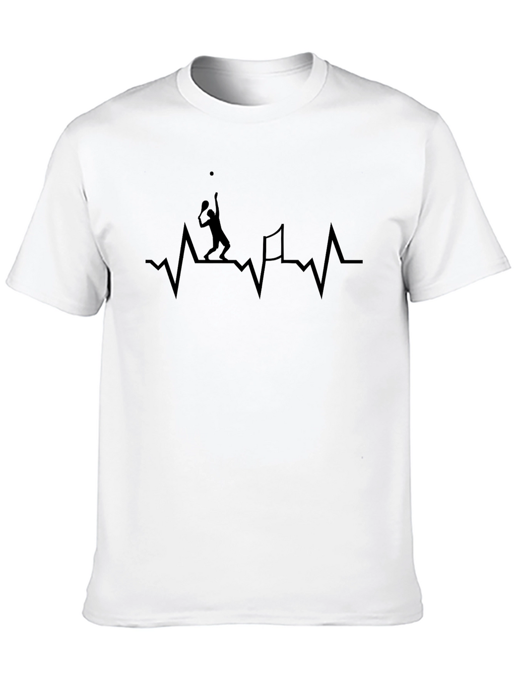 Tennis Heartbeat Graphic T-Shirt