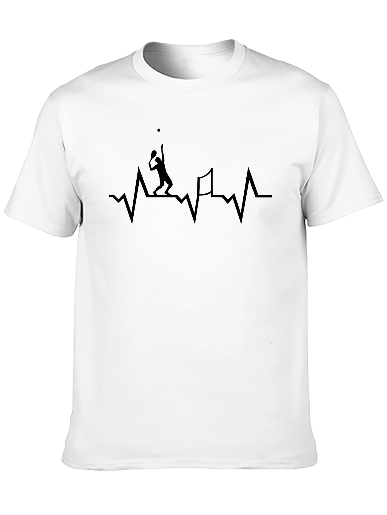 Tennis Heartbeat Graphic T-Shirt