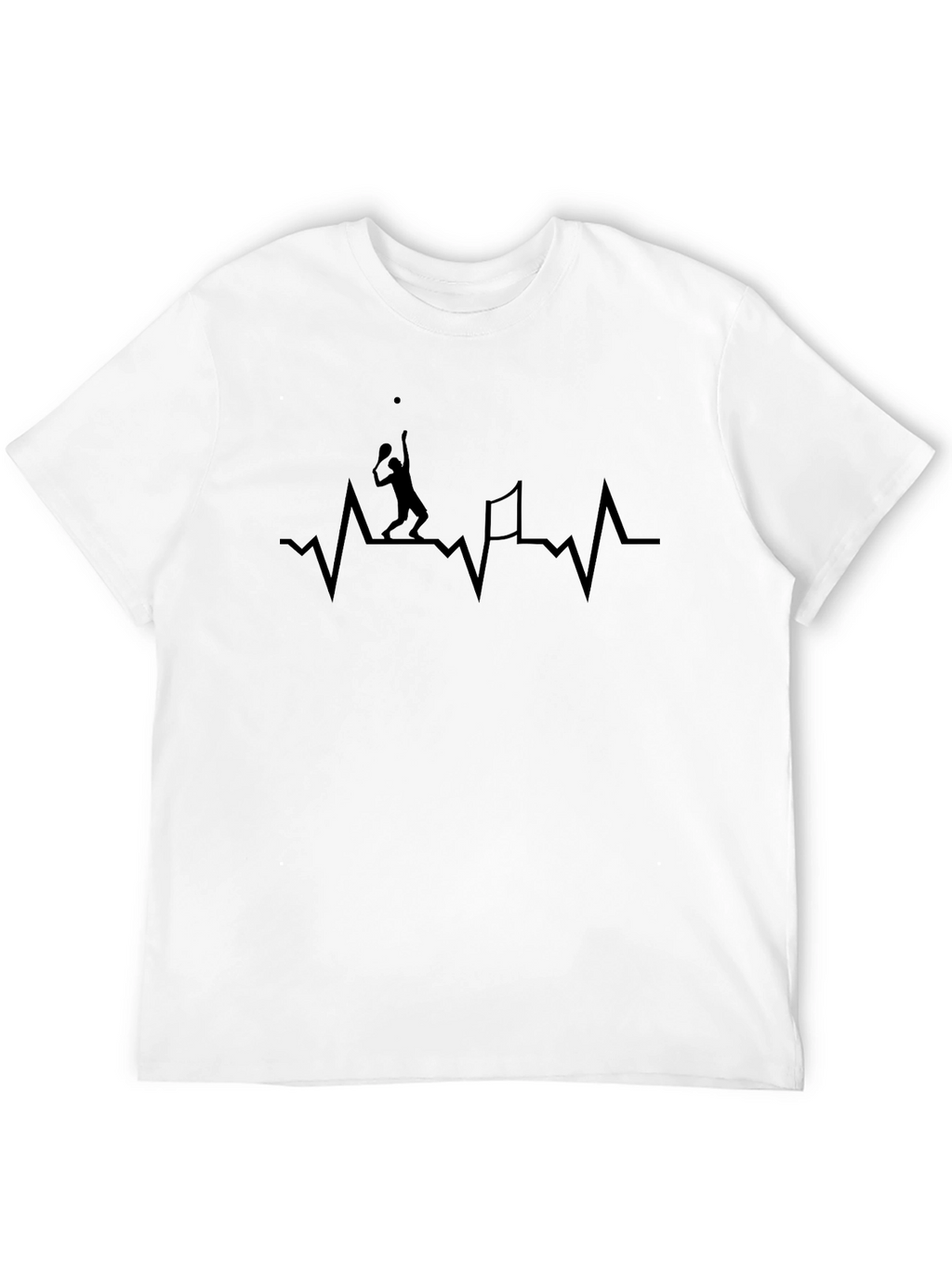 Tennis Heartbeat Graphic T-Shirt