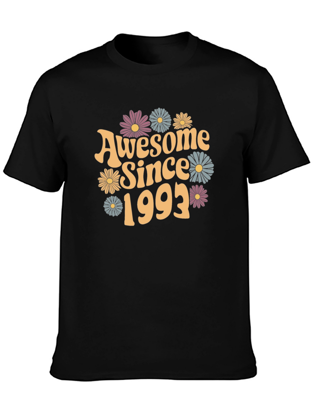 Awesome Since 1993 Floral Graphic Tee