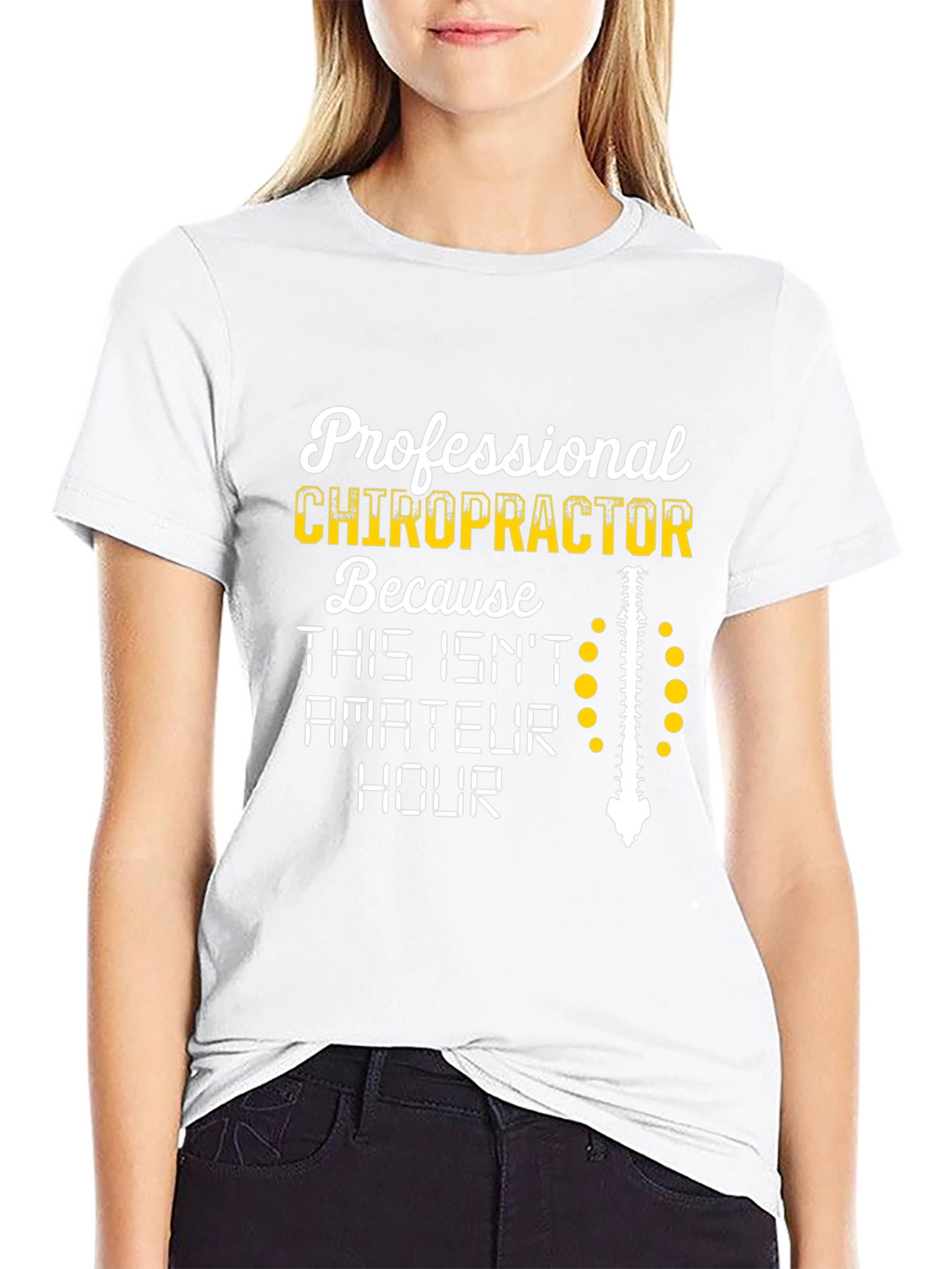 Chiropractor T-Shirt - Professional Spine Design