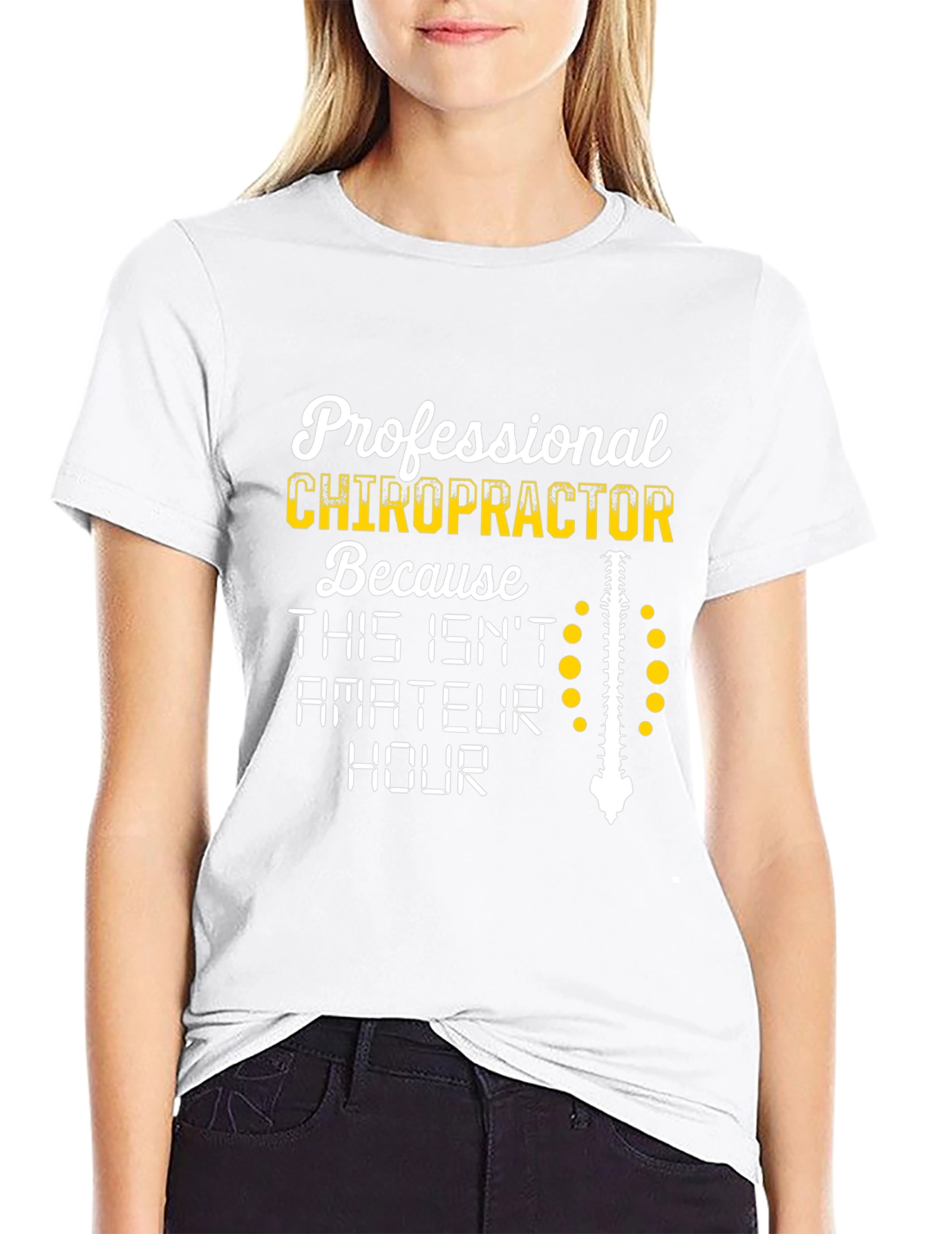 Chiropractor T-Shirt - Professional Spine Design