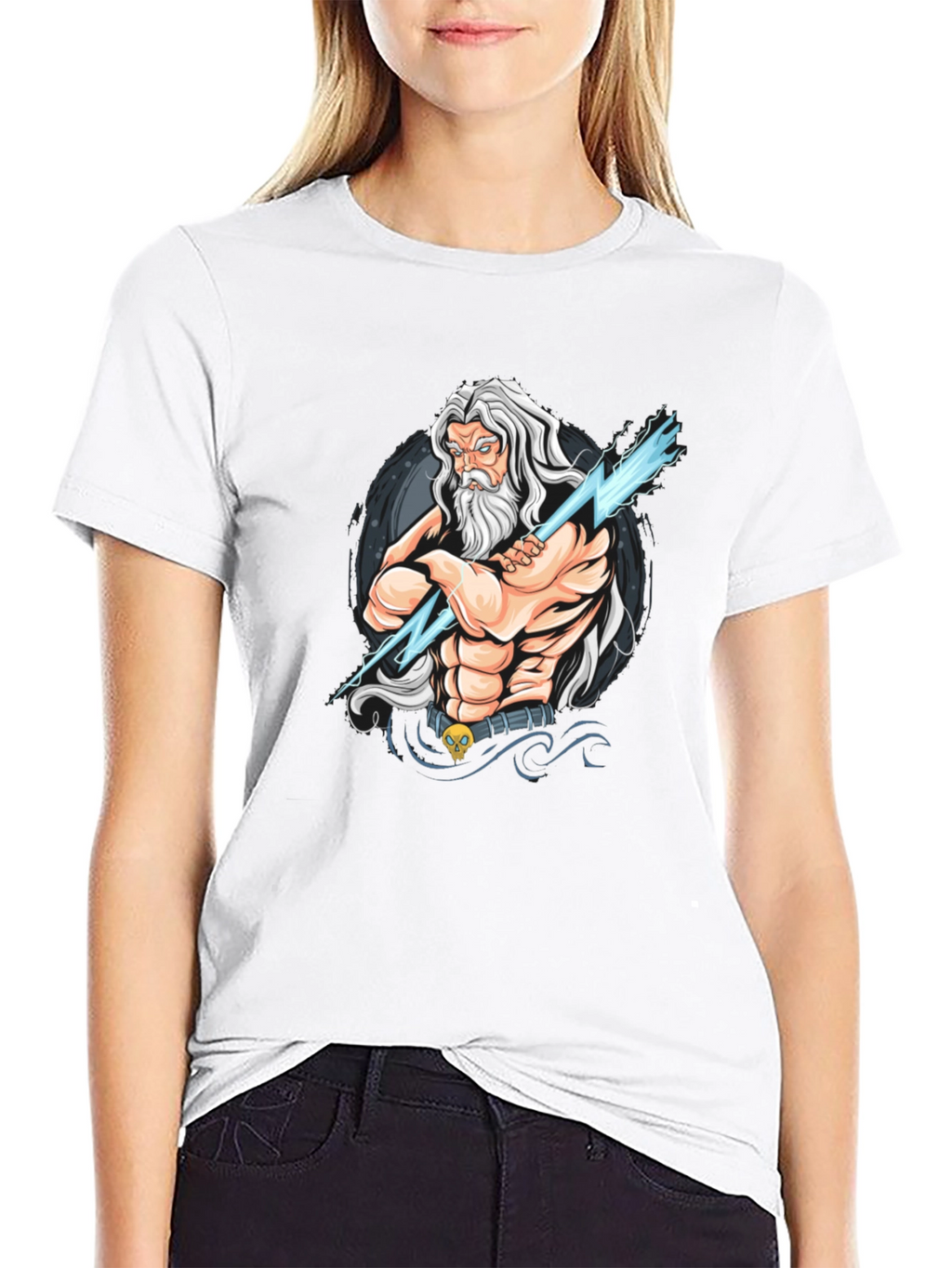 Zeus Graphic Tee - God of Thunder T-Shirt