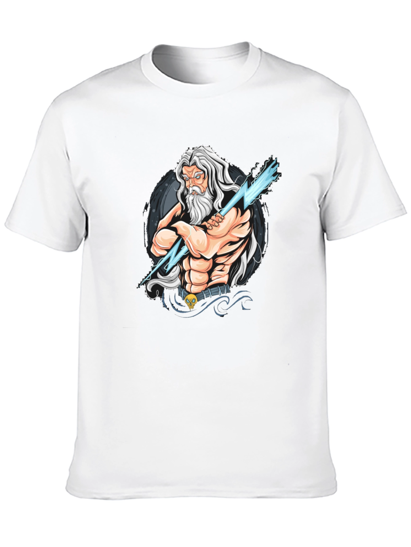 Zeus Graphic Tee - God of Thunder T-Shirt