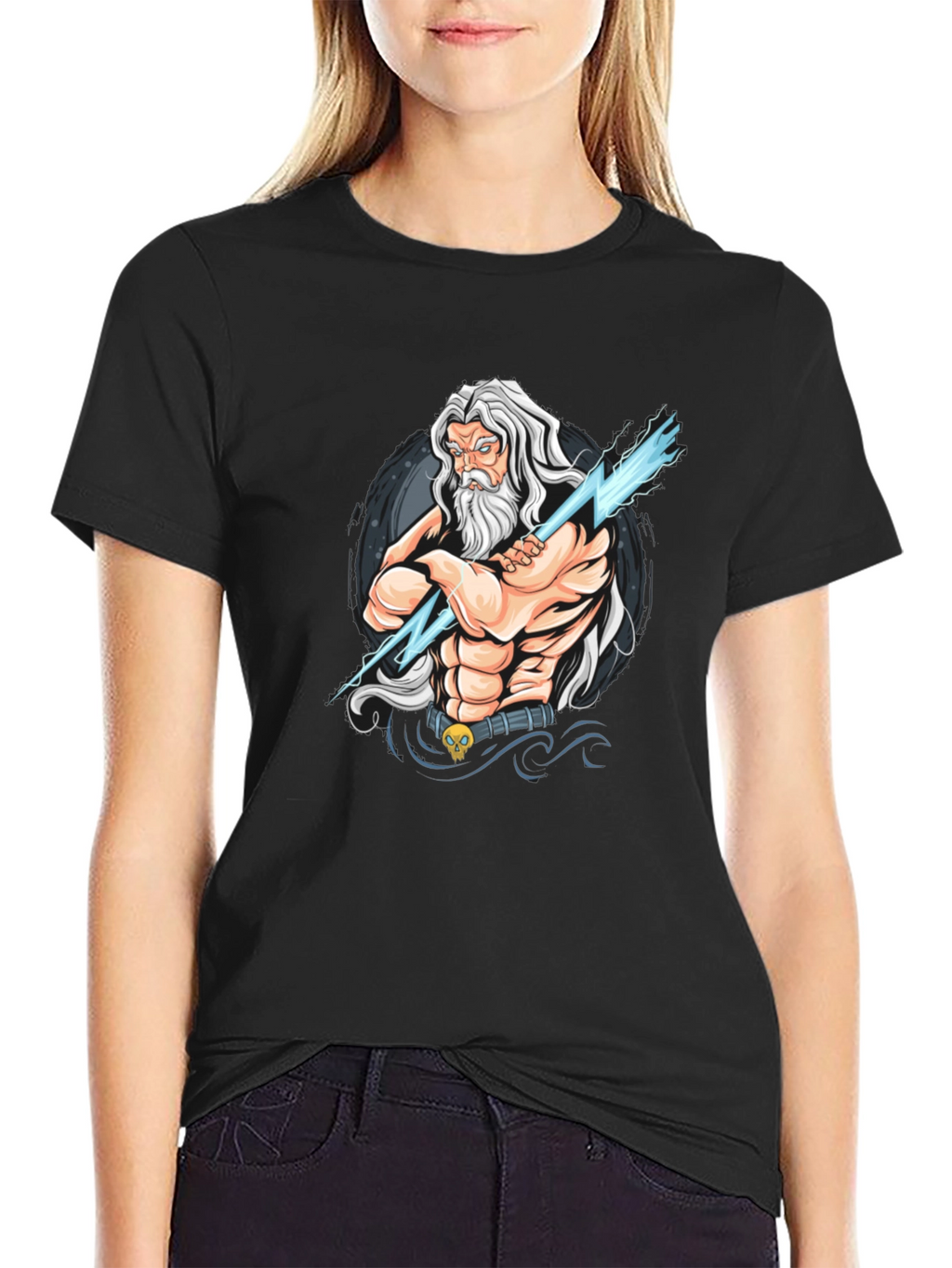 Zeus Graphic Tee - God of Thunder T-Shirt