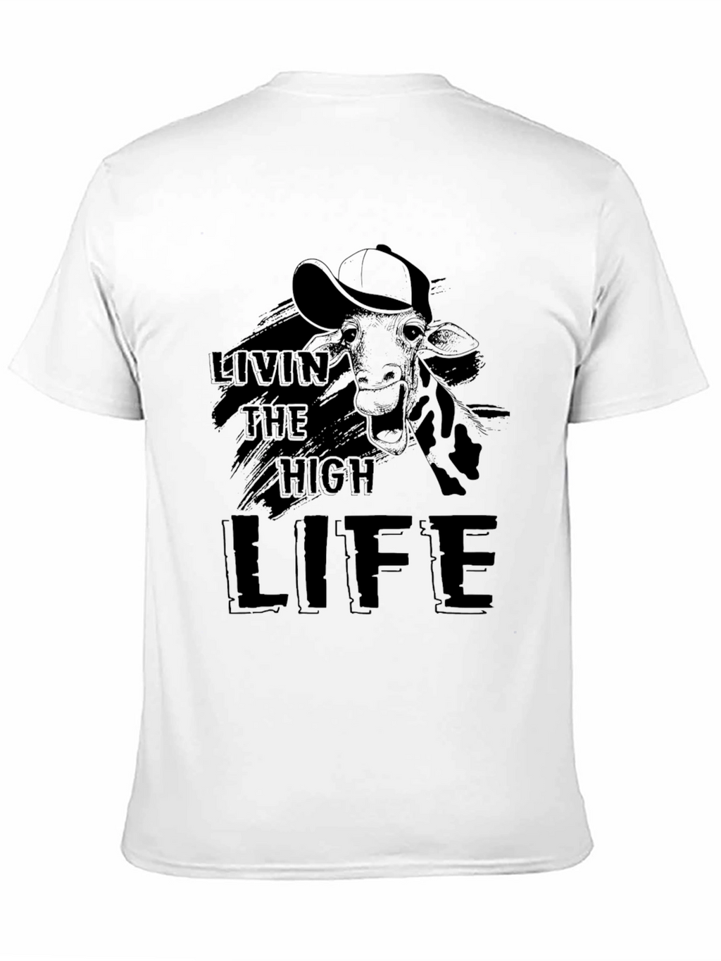 Livin the High Life Giraffe T-Shirt