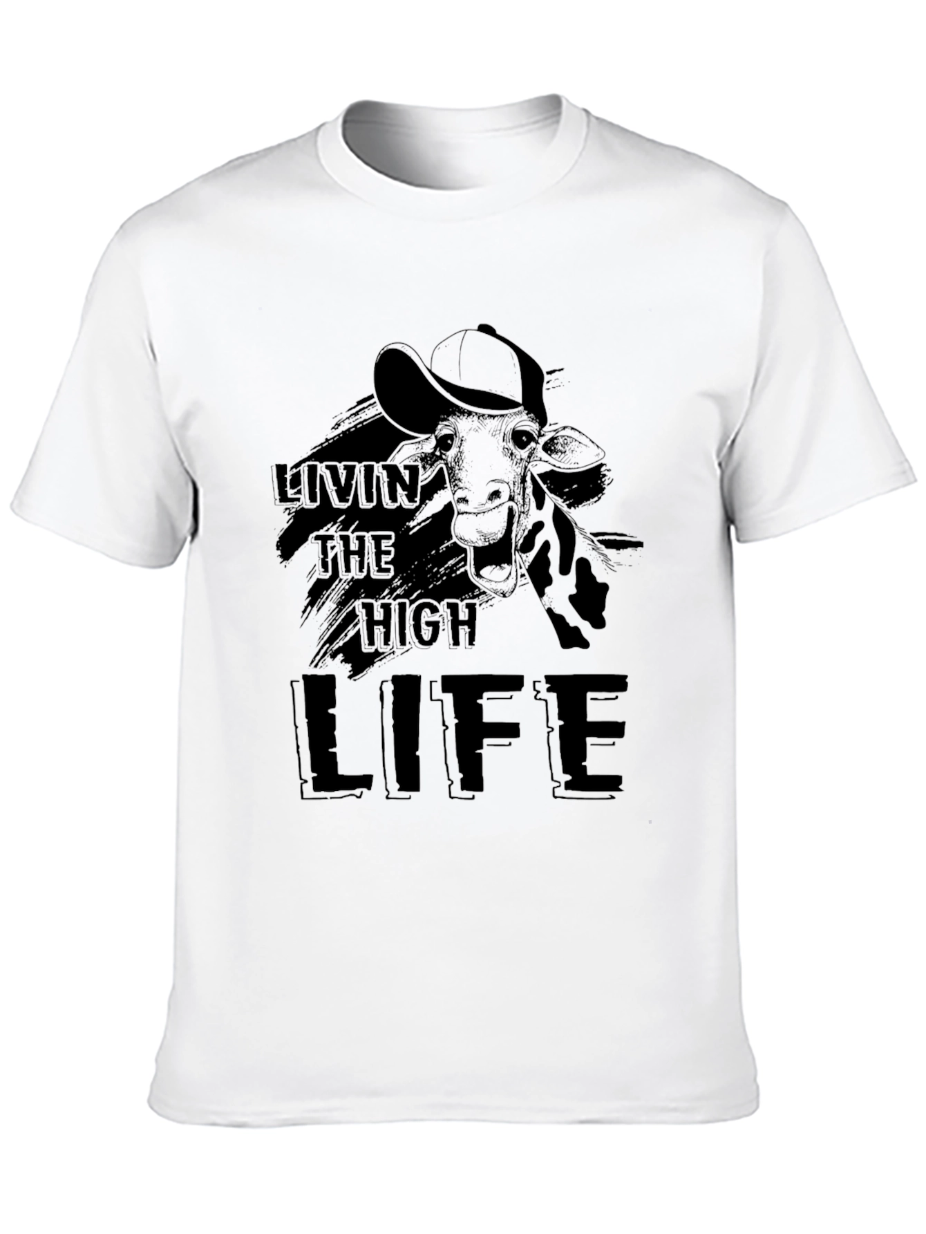 Livin the High Life Giraffe T-Shirt