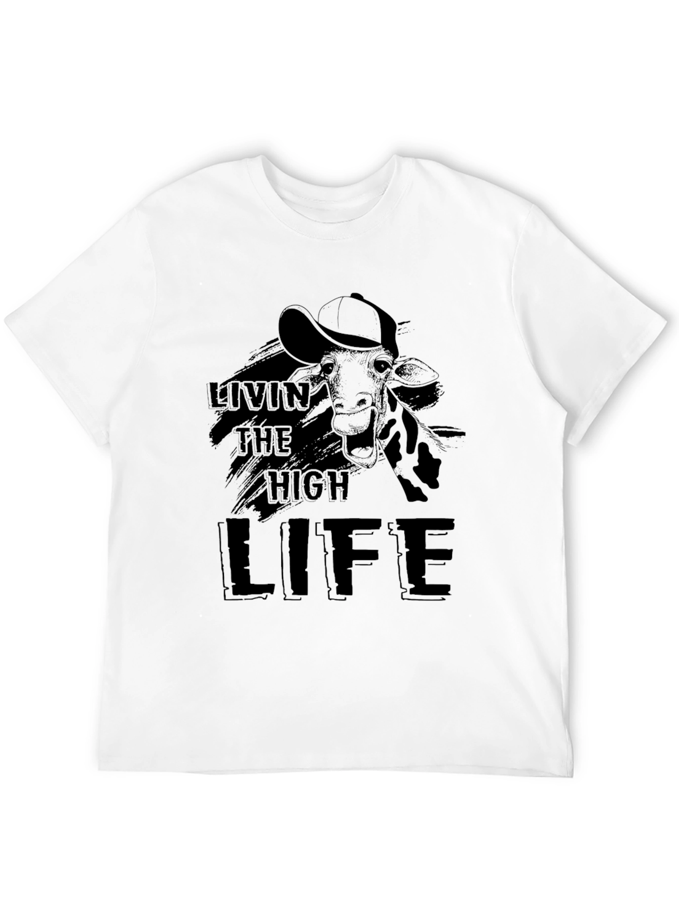 Livin the High Life Giraffe T-Shirt