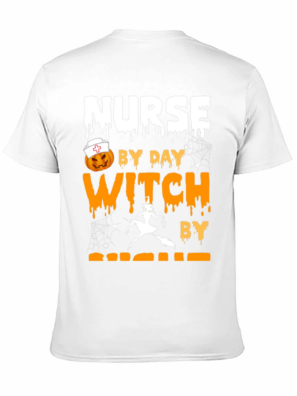 Nurse by Day Witch by Night Halloween T-Shirt