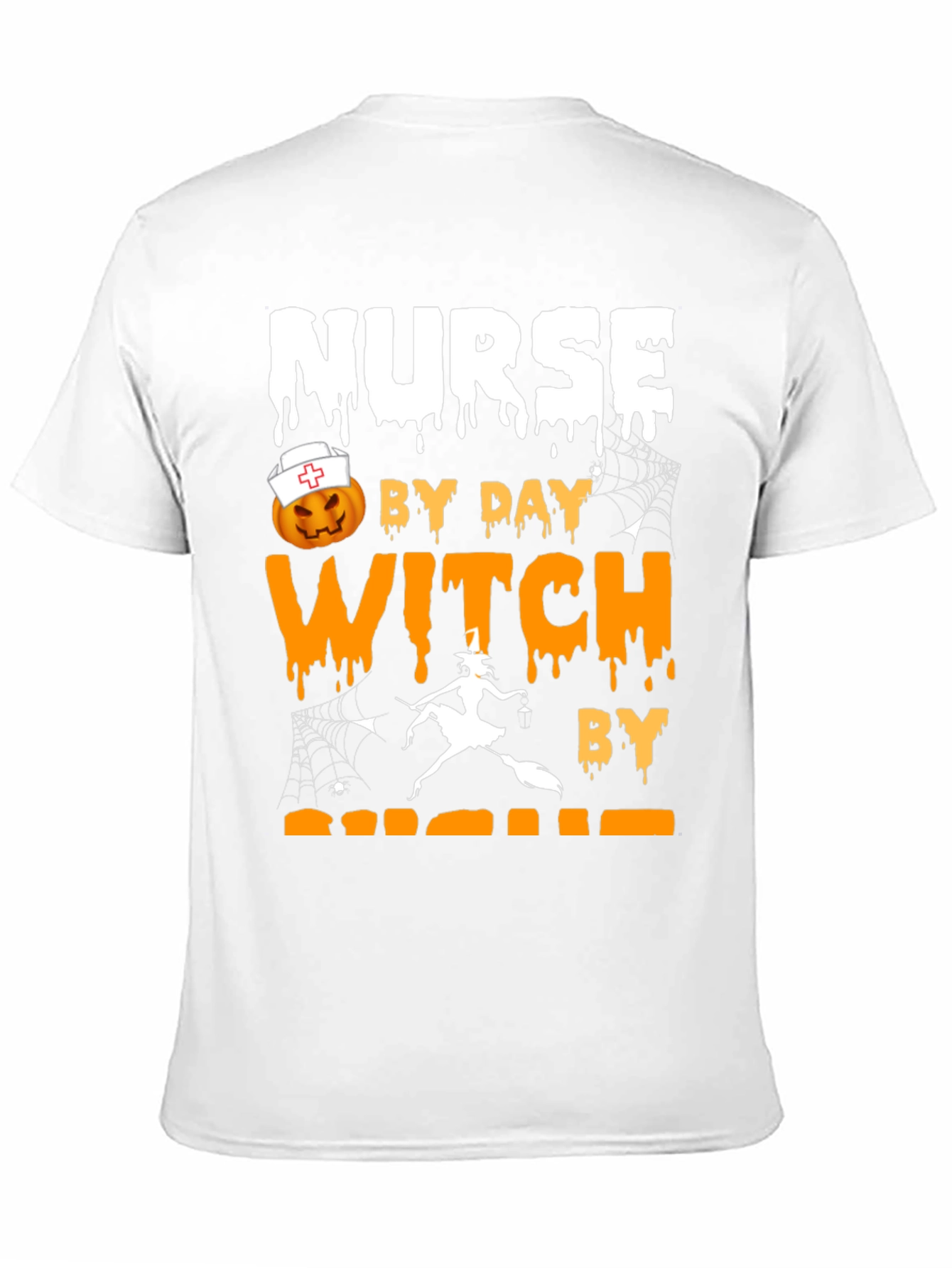 Nurse by Day Witch by Night Halloween T-Shirt