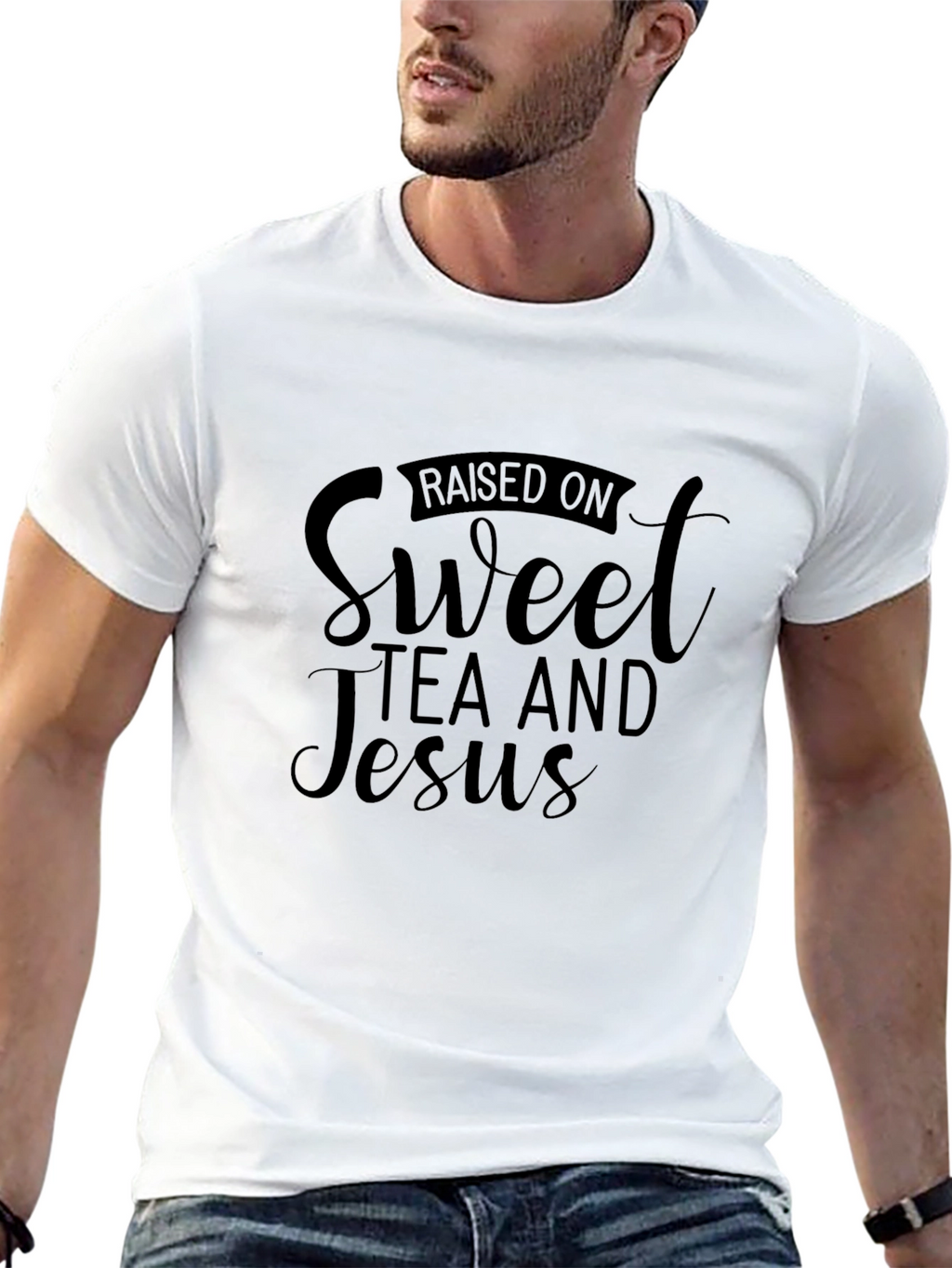 Sweet Tea and Jesus Graphic T-Shirt