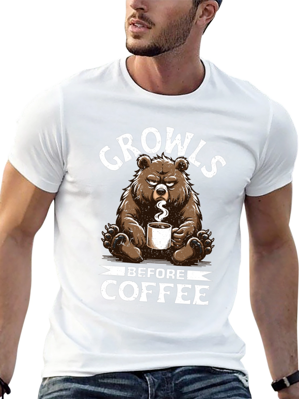 Growls Before Coffee T-Shirt