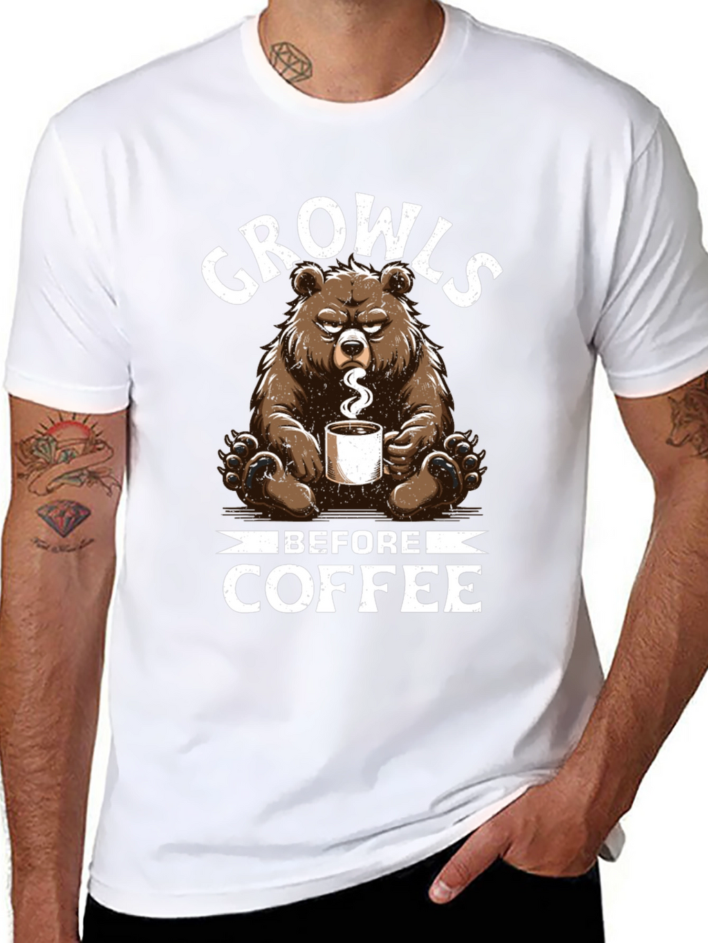 Growls Before Coffee T-Shirt
