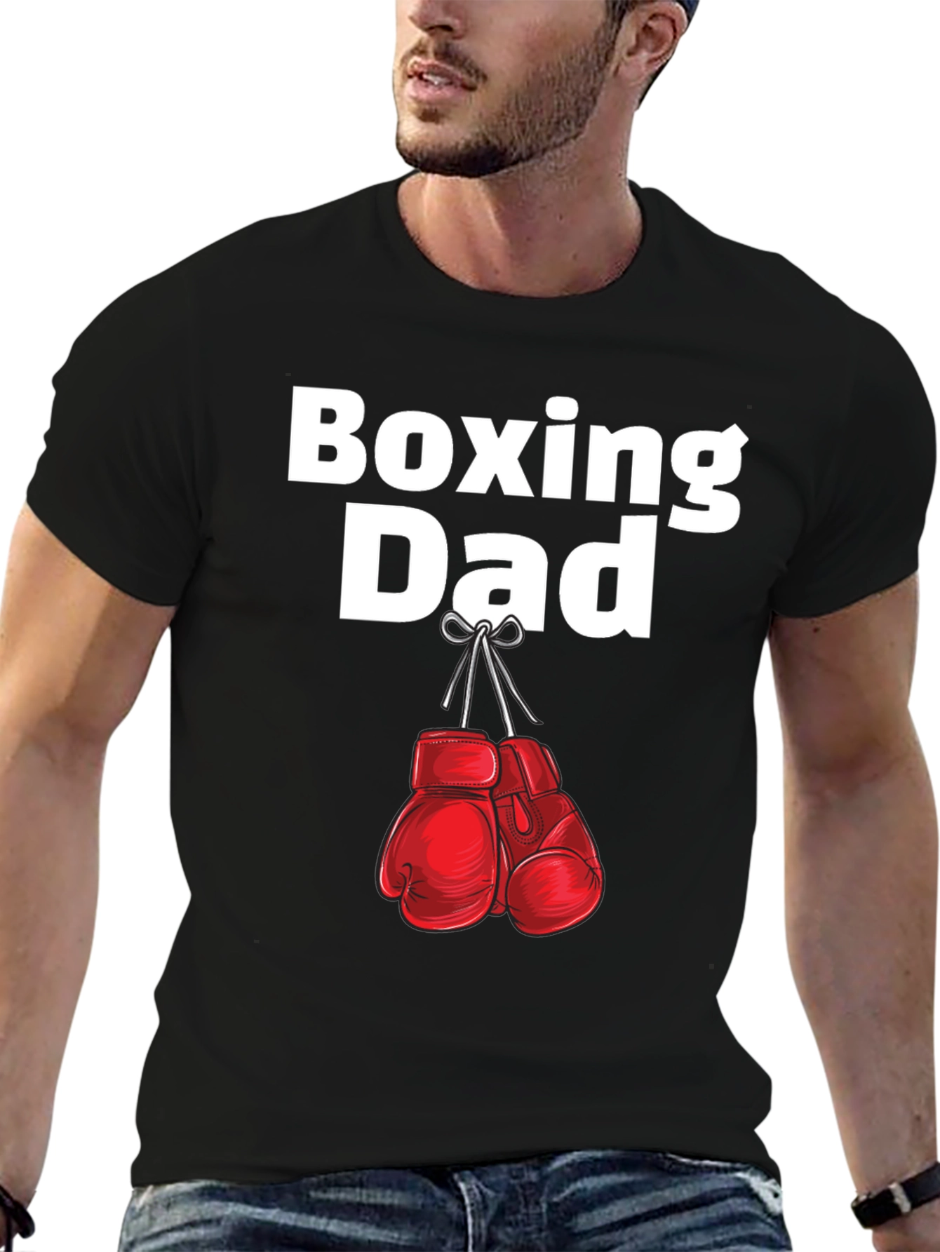 Boxing Dad T-Shirt - Fathers Day Gift