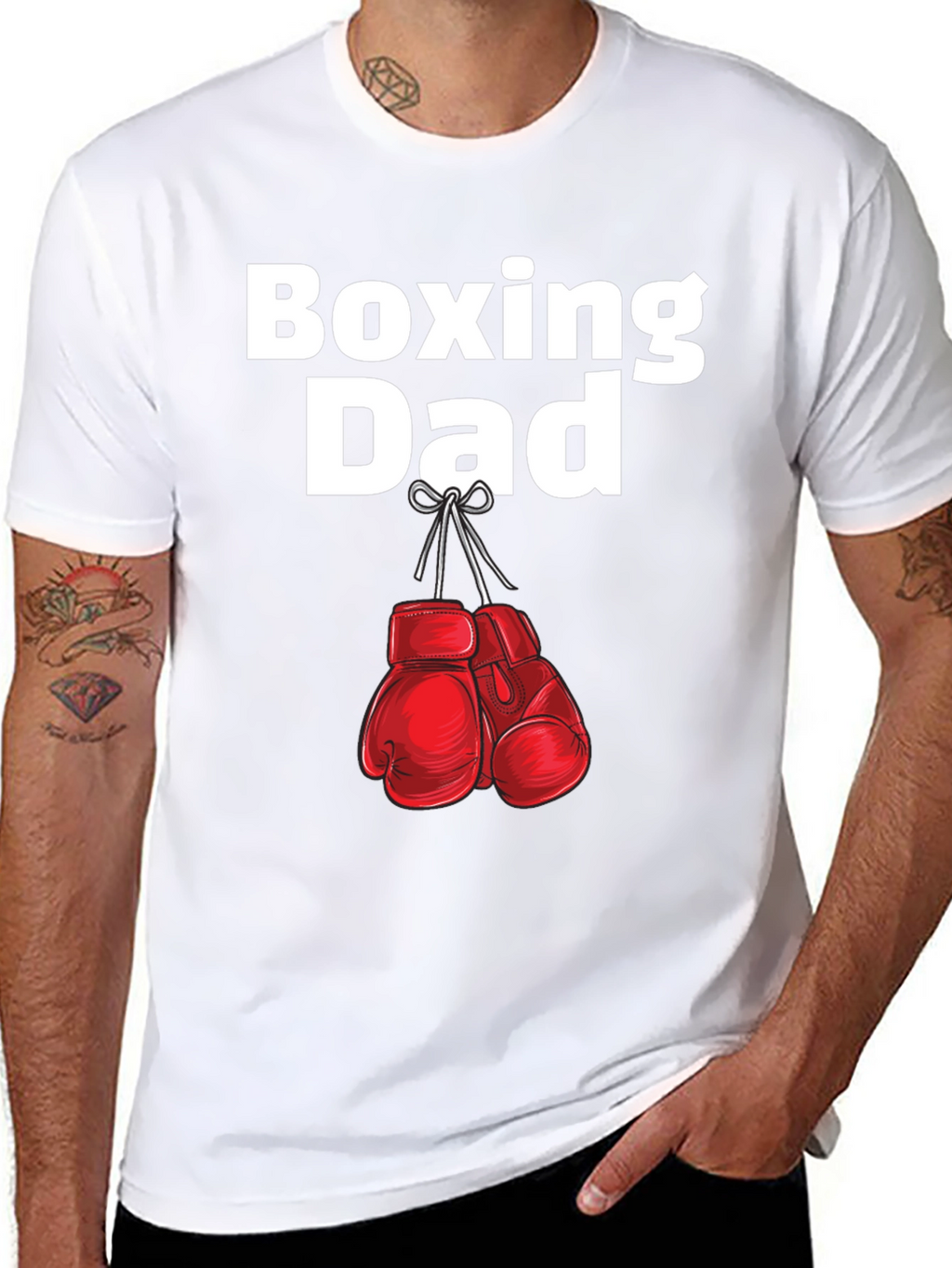 Boxing Dad T-Shirt - Fathers Day Gift
