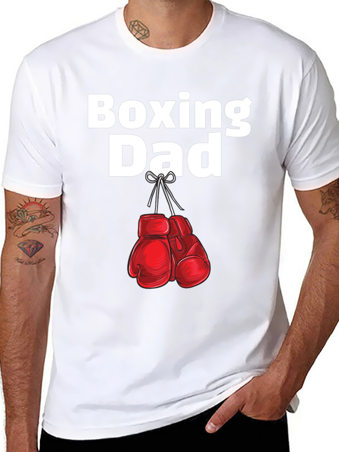 Boxing Dad T-Shirt - Fathers Day Gift