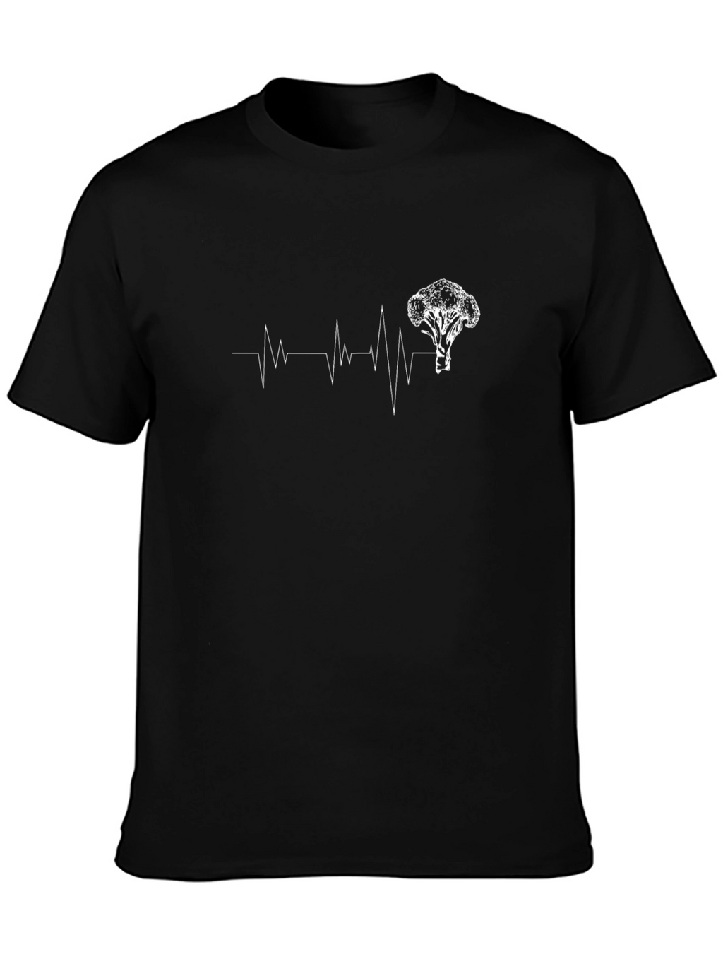 Broccoli Heartbeat T-Shirt - Novelty Tee
