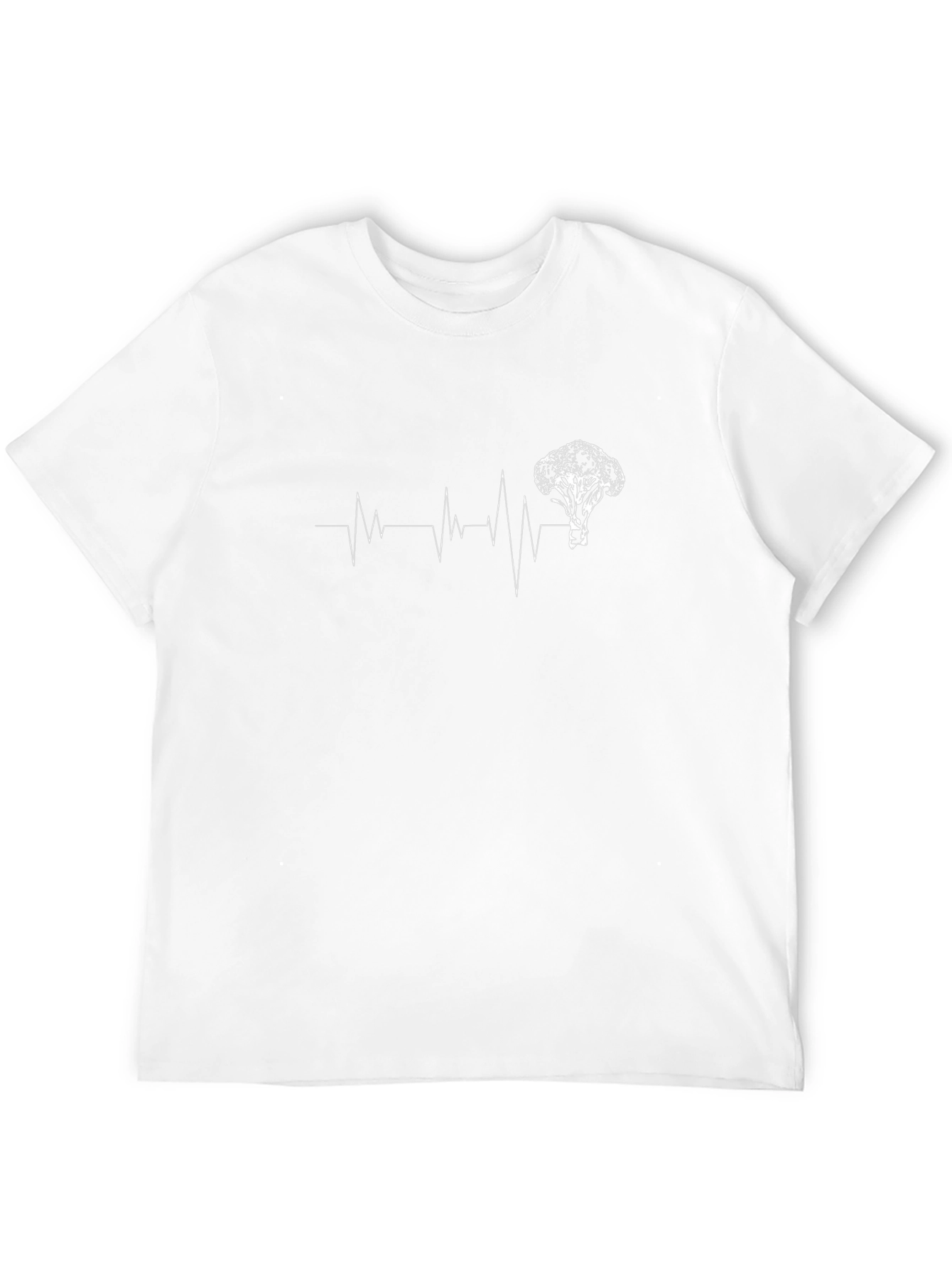 Broccoli Heartbeat T-Shirt - Novelty Tee