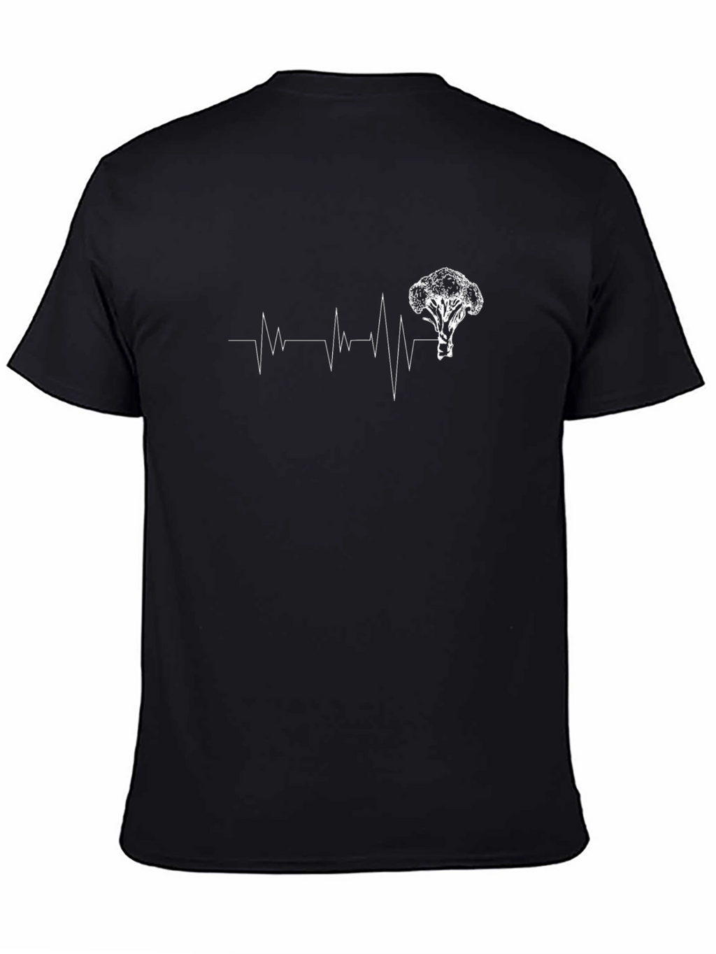 Broccoli Heartbeat T-Shirt - Novelty Tee