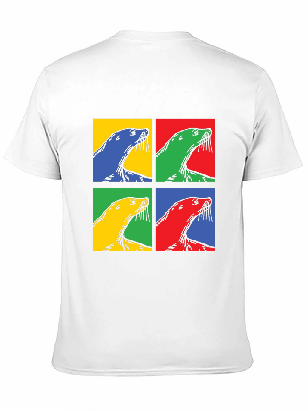 Pop Art Seal T-Shirt - Quirky Graphic Tee