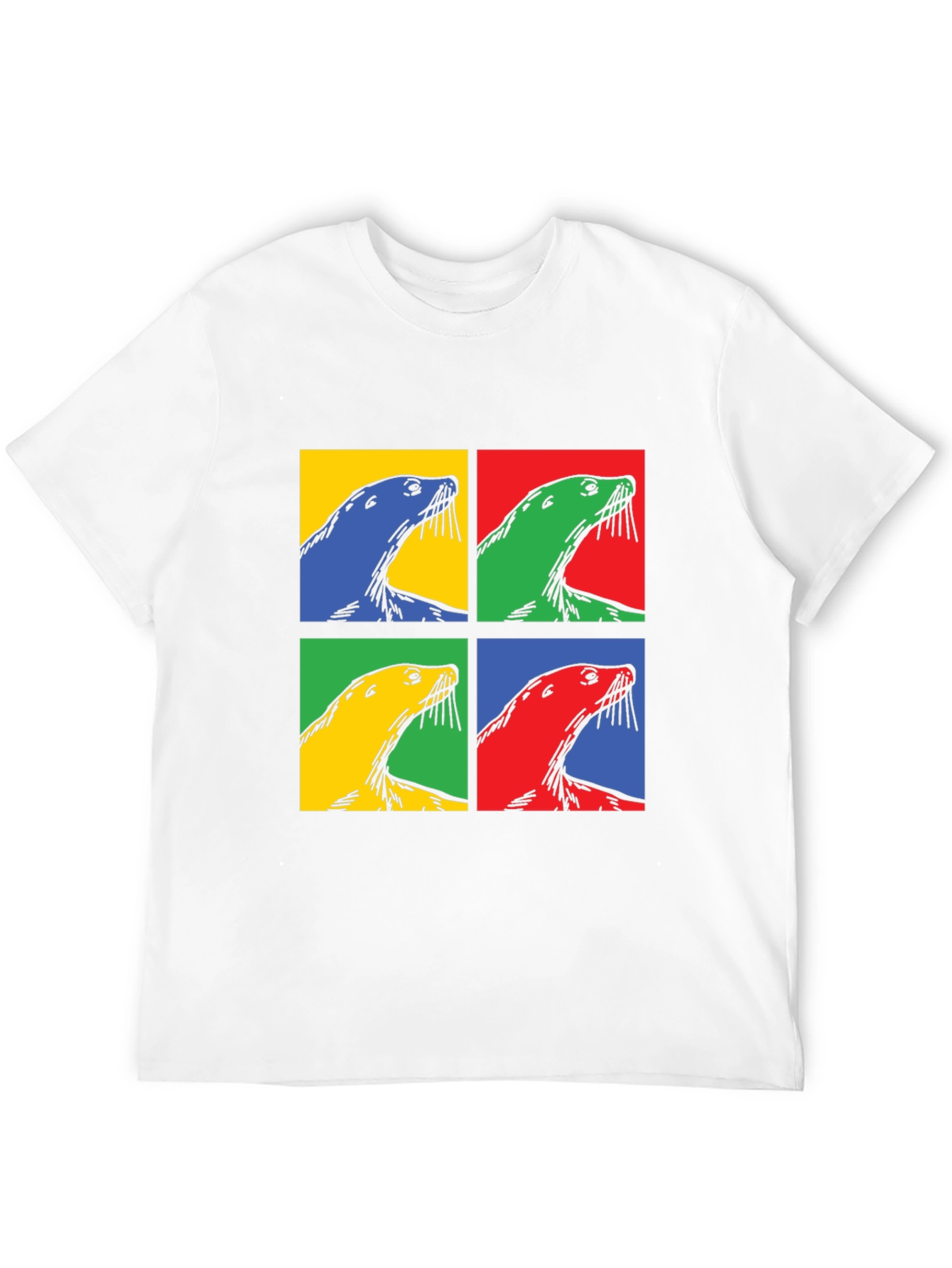 Pop Art Seal T-Shirt - Quirky Graphic Tee