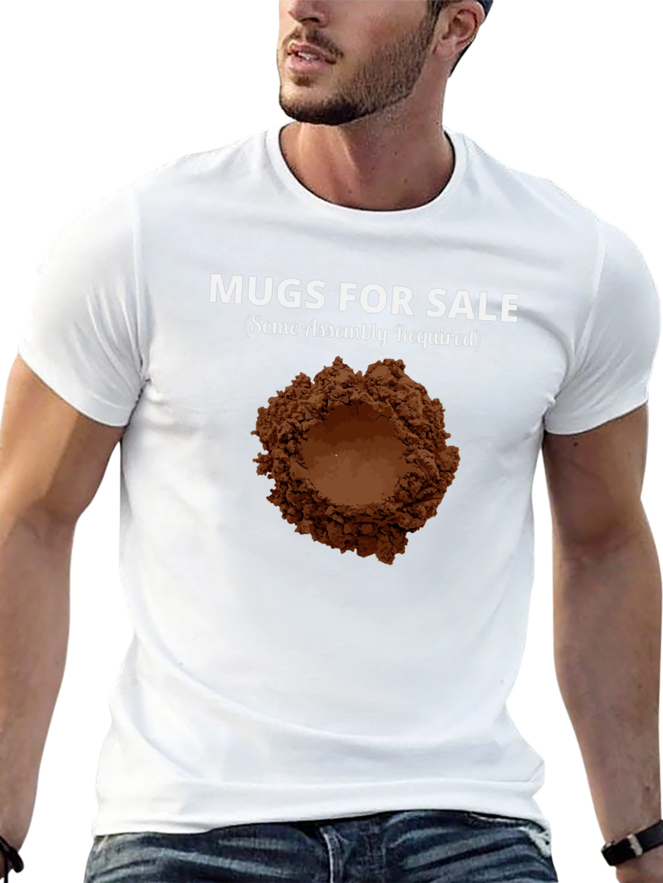 Mugs for Sale T-Shirt: Funny Coffee Lover Tee