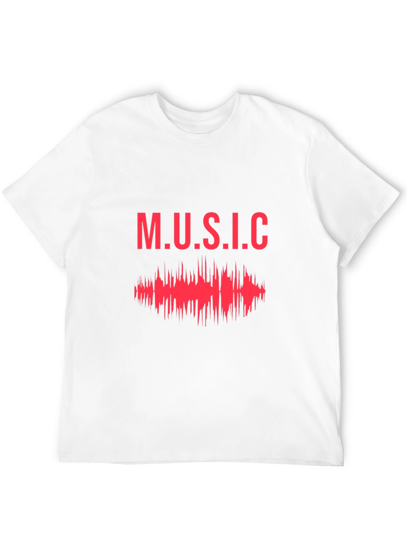 Music Graphic Print Tee - Stylish Black T-Shirt