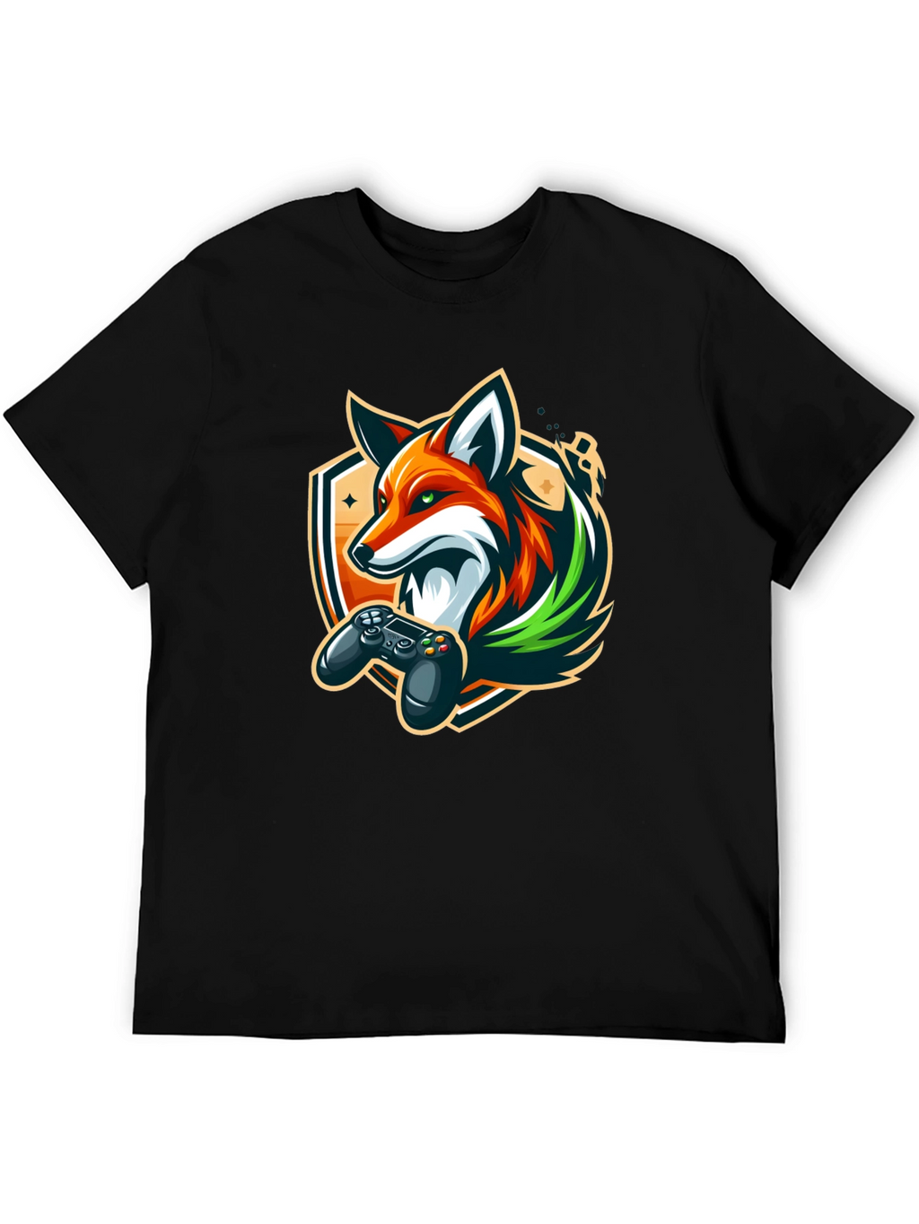 Gamer Fox Graphic Tee