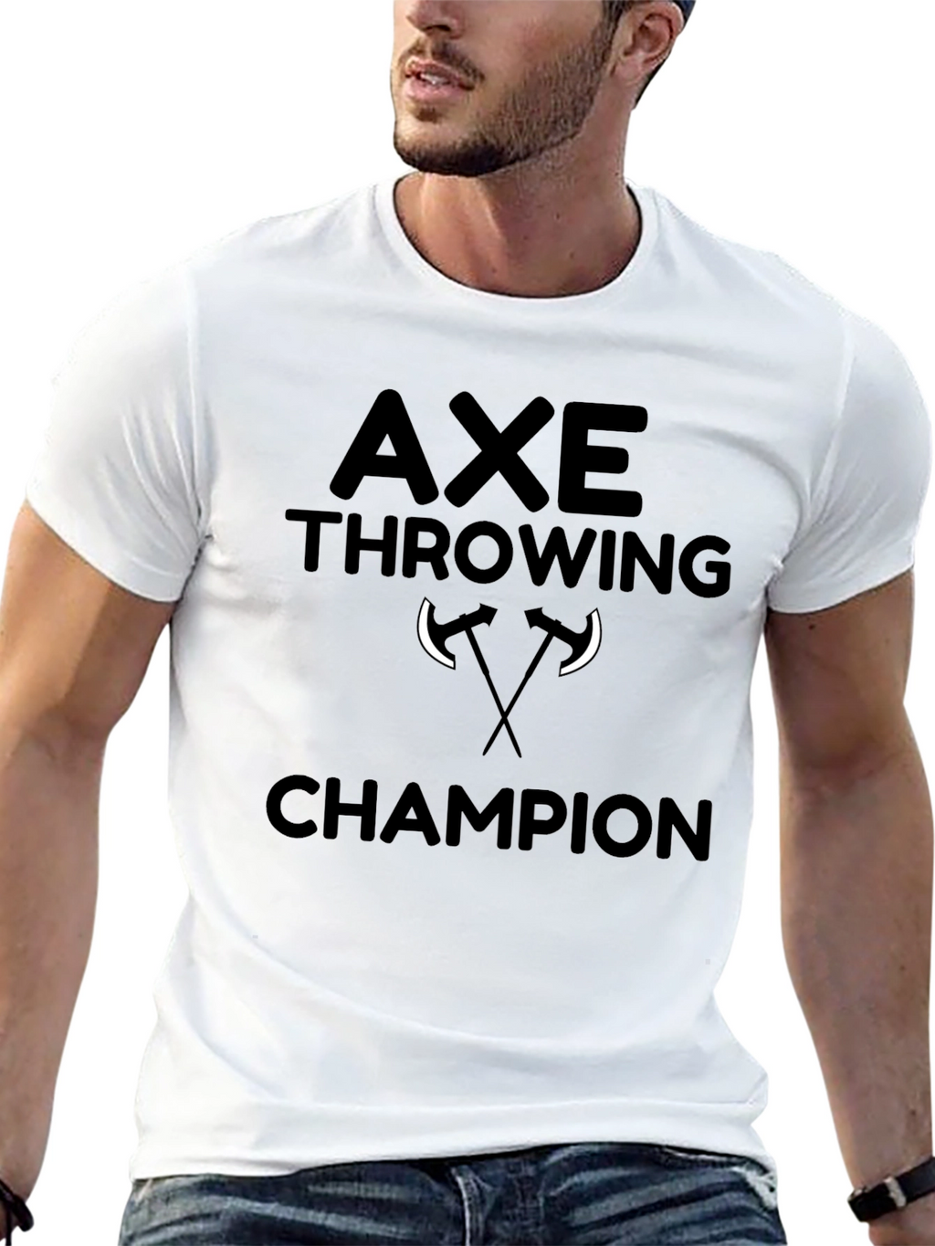 Axe Throwing Champion Graphic T-Shirt