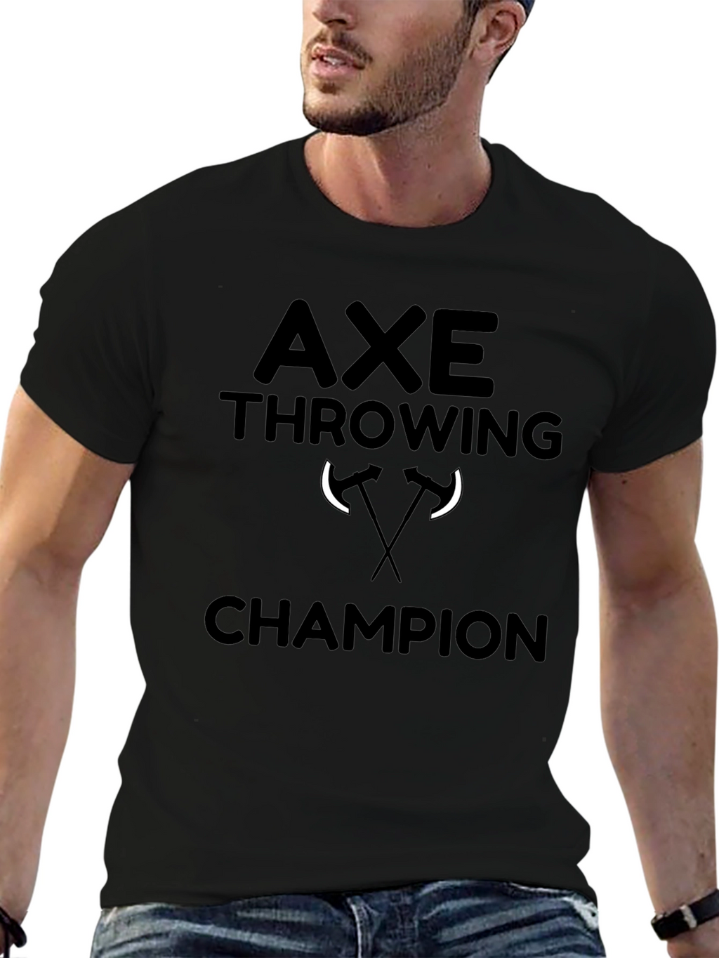 Axe Throwing Champion Graphic T-Shirt