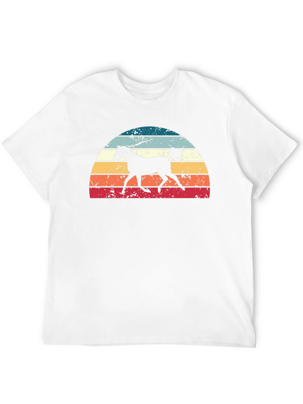 Retro Horse Sunset Graphic Tee