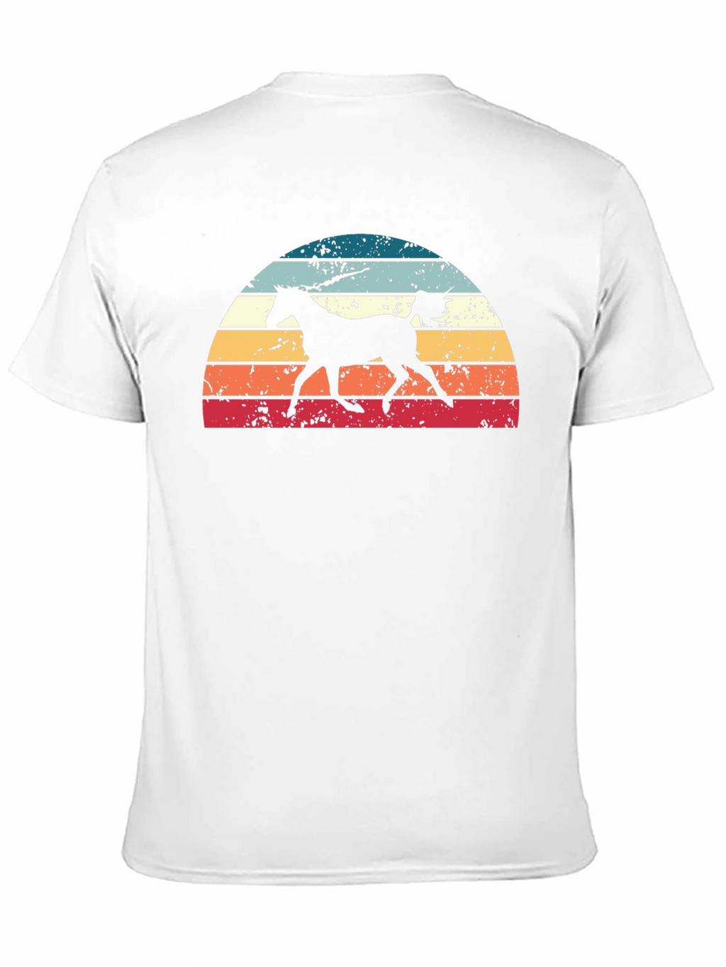 Retro Horse Sunset Graphic Tee