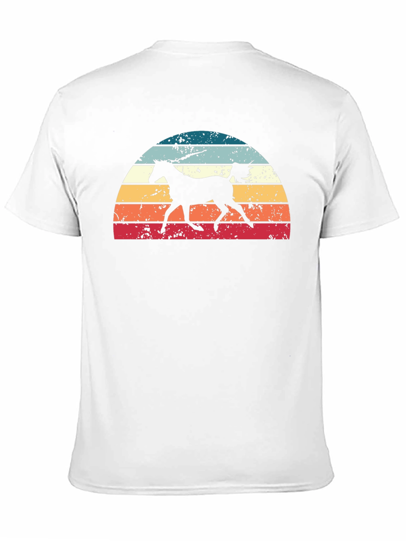 Retro Horse Sunset Graphic Tee