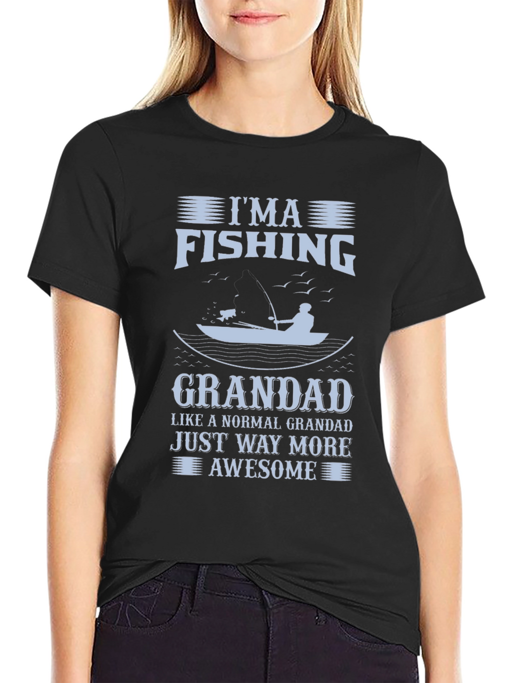 Im a Fishing Grandad Graphic T-Shirt