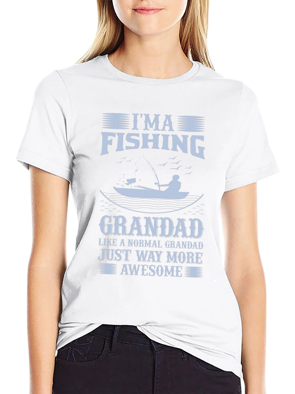 Im a Fishing Grandad Graphic T-Shirt