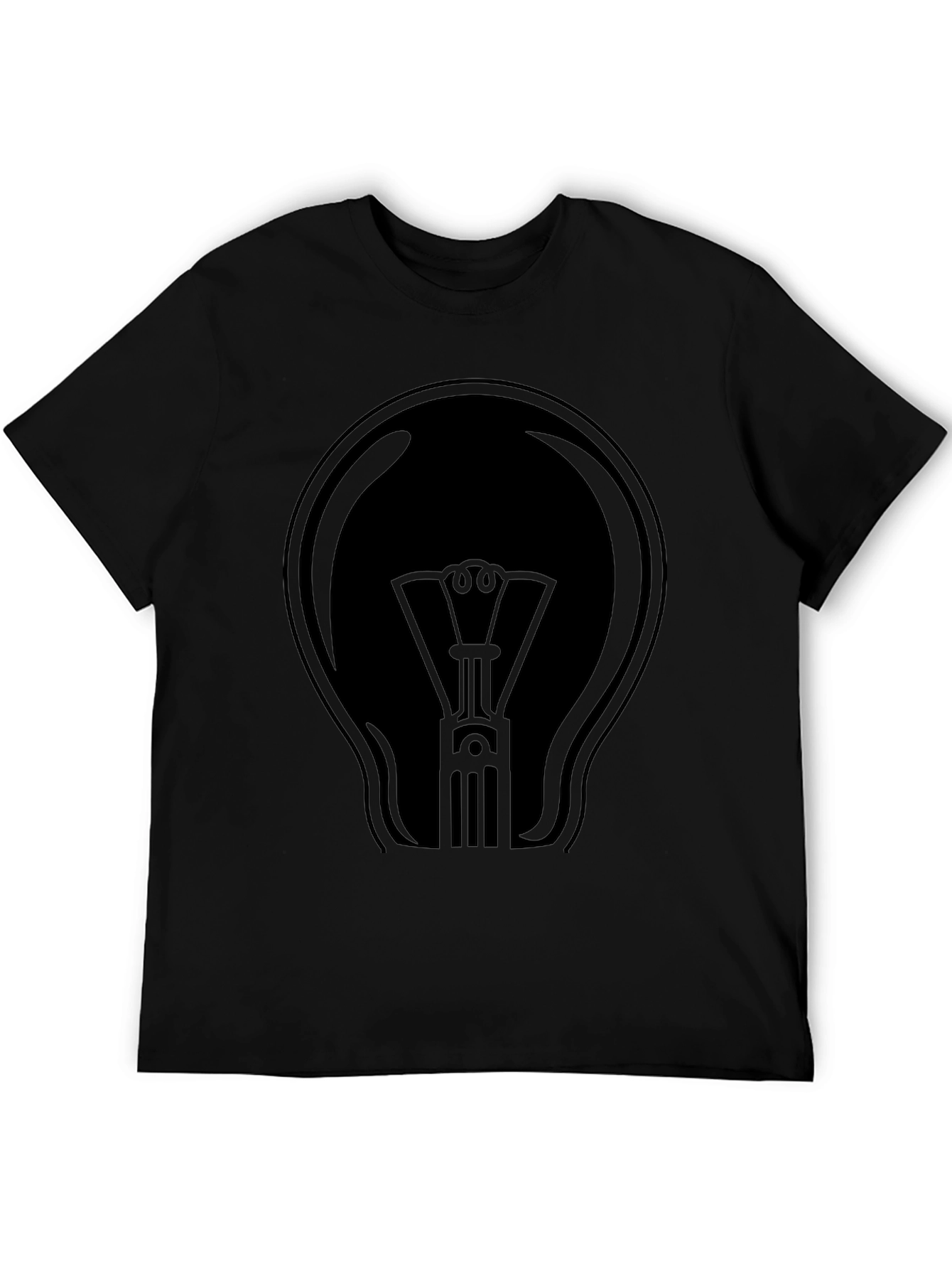Black Light Bulb Graphic T-Shirt