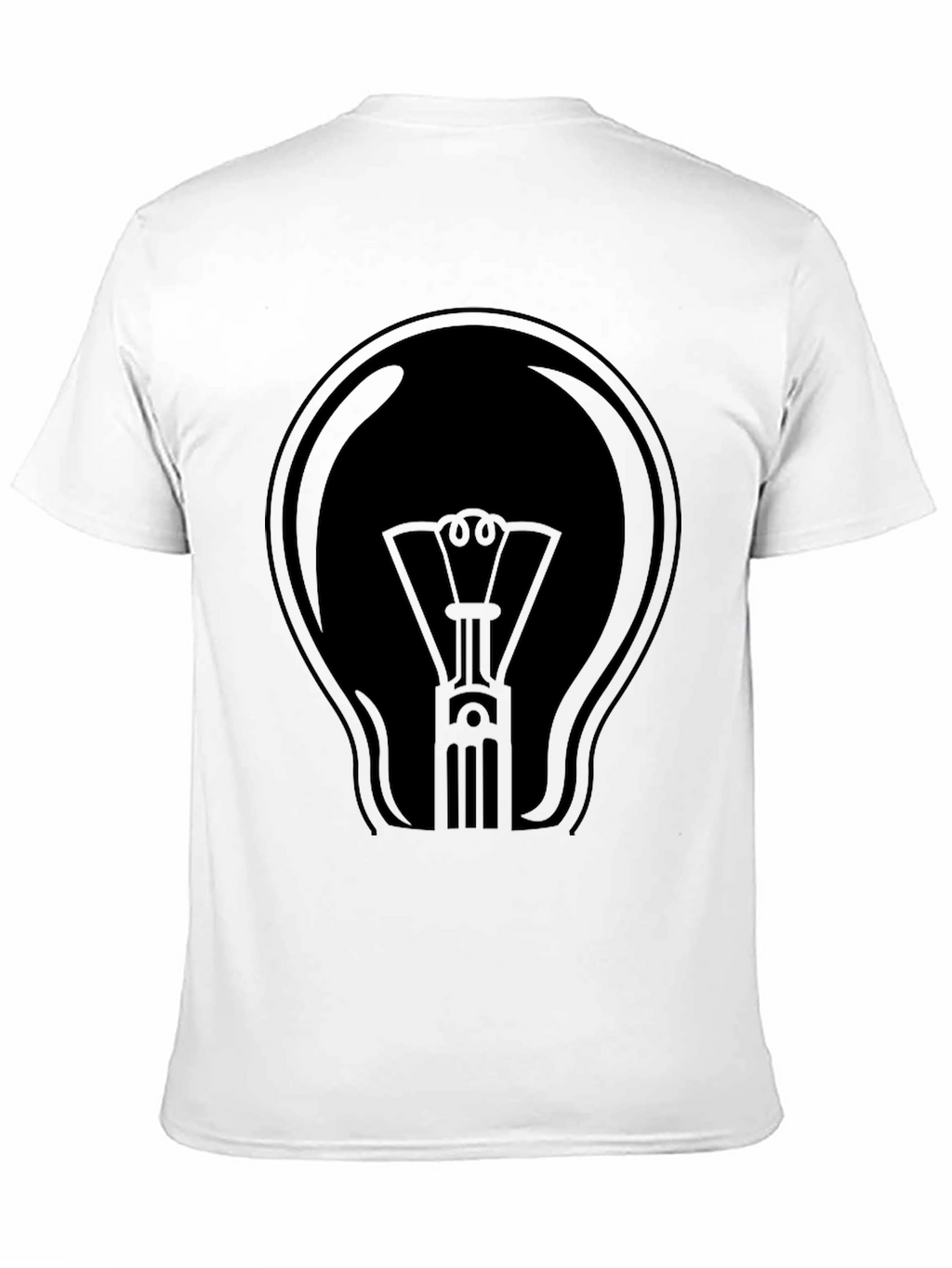 Black Light Bulb Graphic T-Shirt