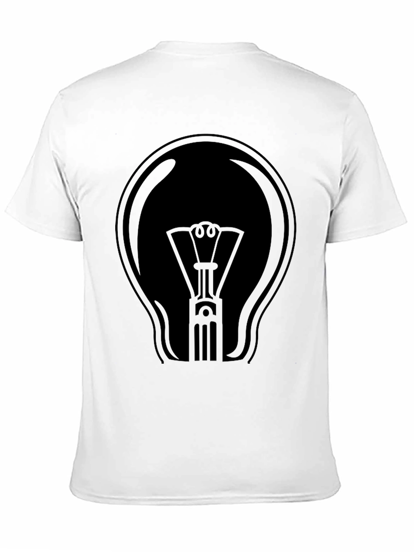 Black Light Bulb Graphic T-Shirt