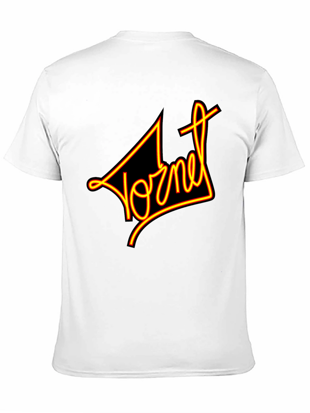 Retro Yornet Graphic Black T-Shirt