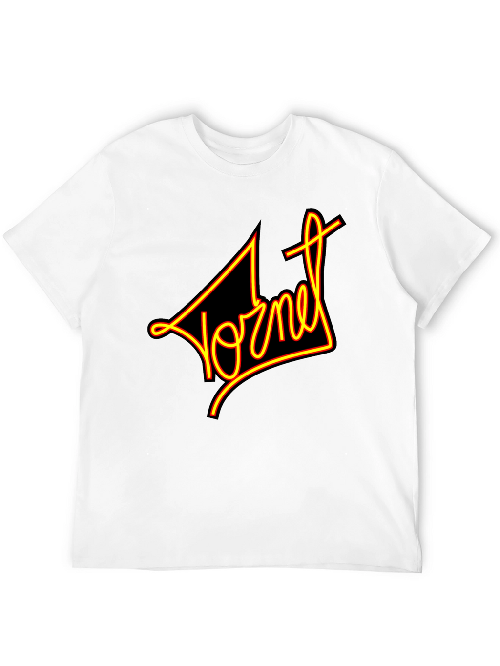 Retro Yornet Graphic Black T-Shirt