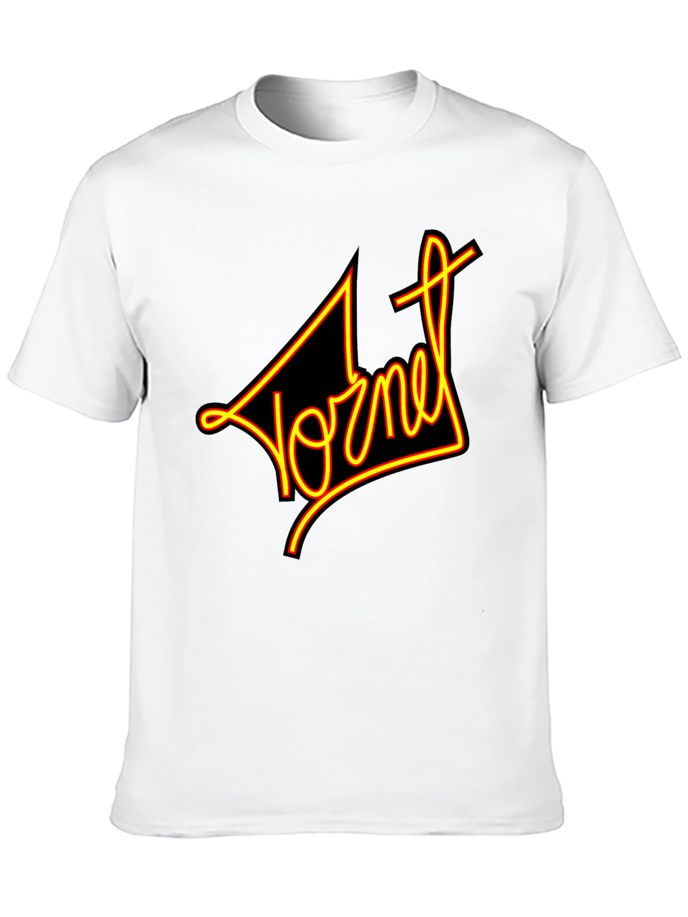 Retro Yornet Graphic Black T-Shirt