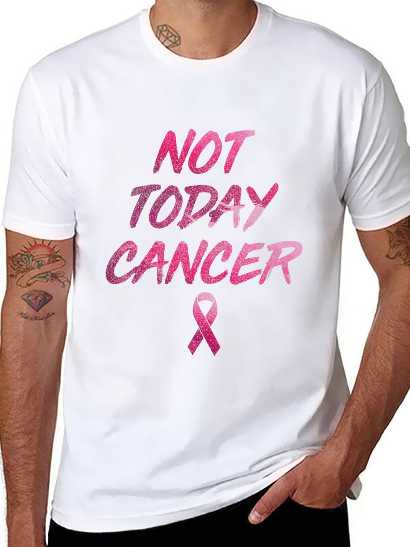 Not Today Cancer Awareness T-Shirt