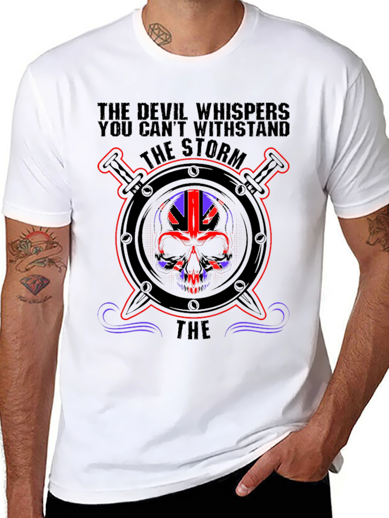 Devils Whisper Storm Graphic T-Shirt
